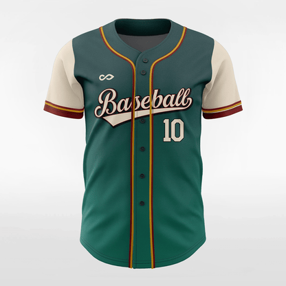 Paradise - Customized Men's Sublimated Button Down Baseball Jersey