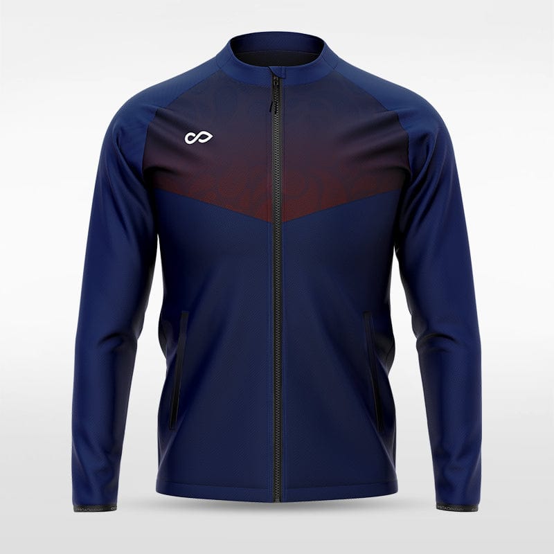 Navy Blue Historic Babylon Customized Full-Zip Jacket Design