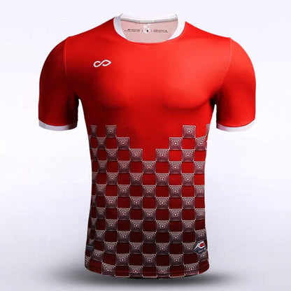 Checker Customized Soccer Jersey