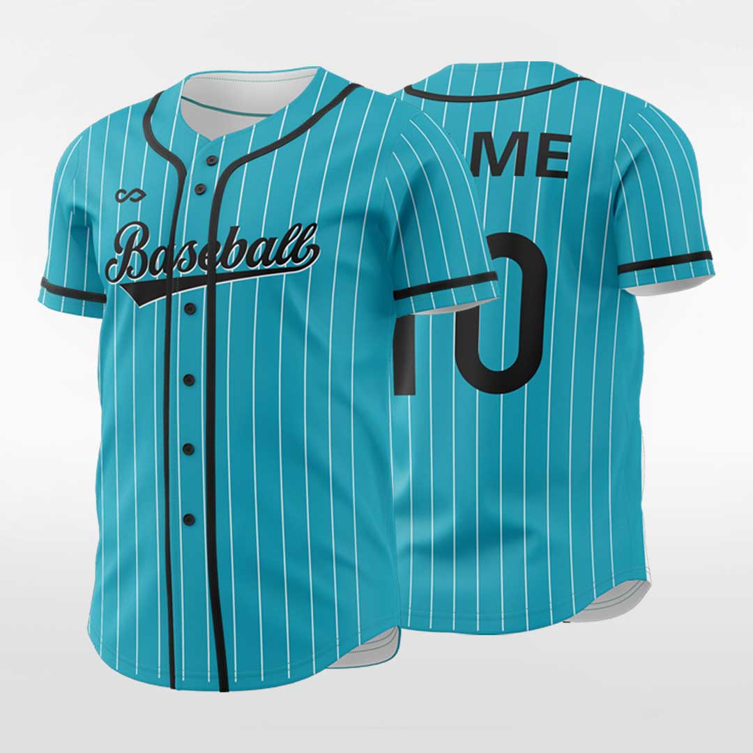 Fence - Customized Men's Sublimated Button Down Baseball Jersey