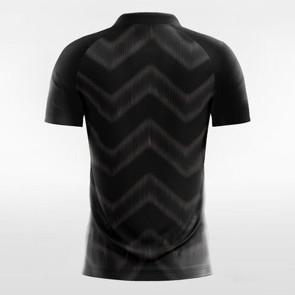 Custom Black Men's Sublimated Soccer Jersey