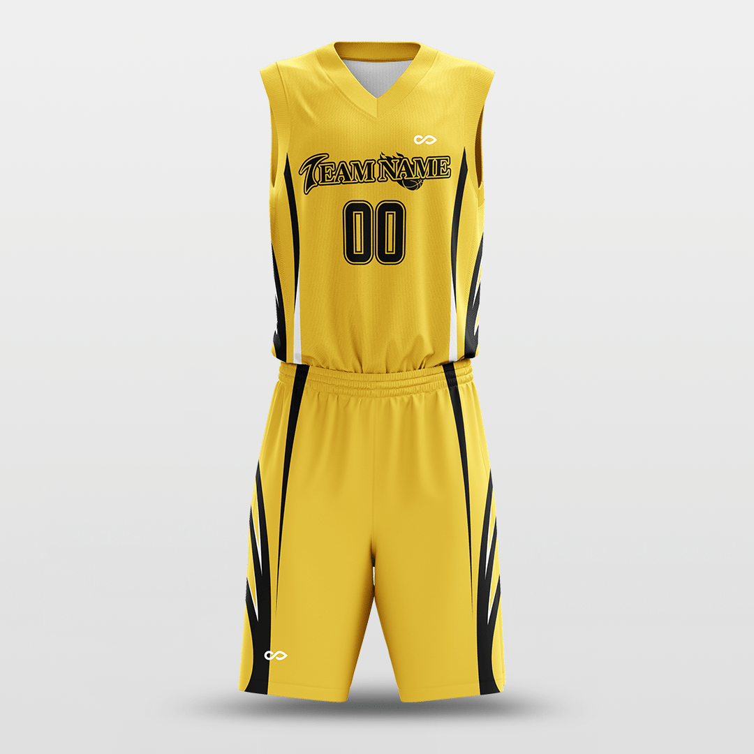 Yellow Basketball Jerseys Custom Design for Team Wholesale – XBalla