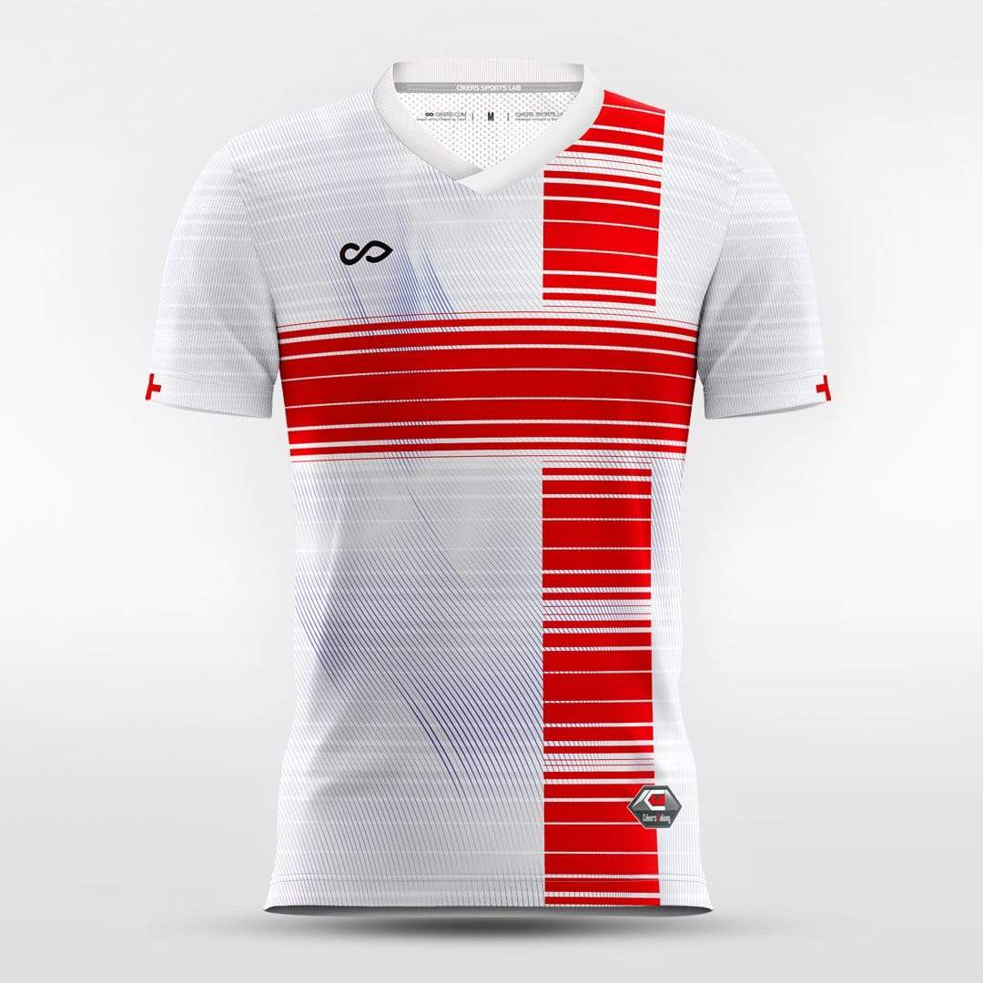 Team England Customized Soccer Jersey