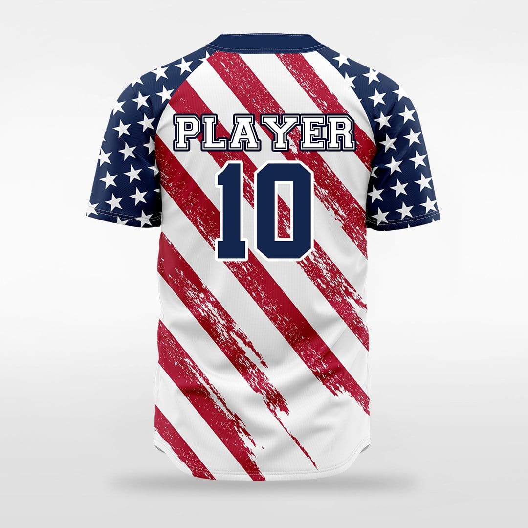 Patriot II - Customized Men's Sublimated 2-Button Baseball Jersey