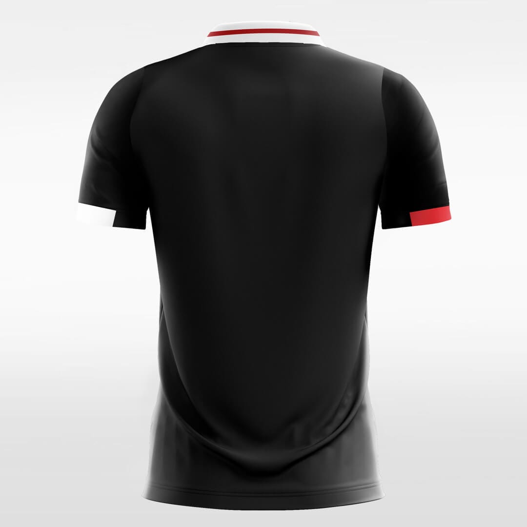custom black jersey for men