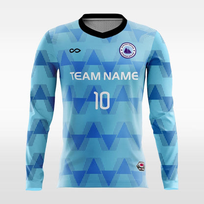 Triangle Blue Soccer Team Jerseys