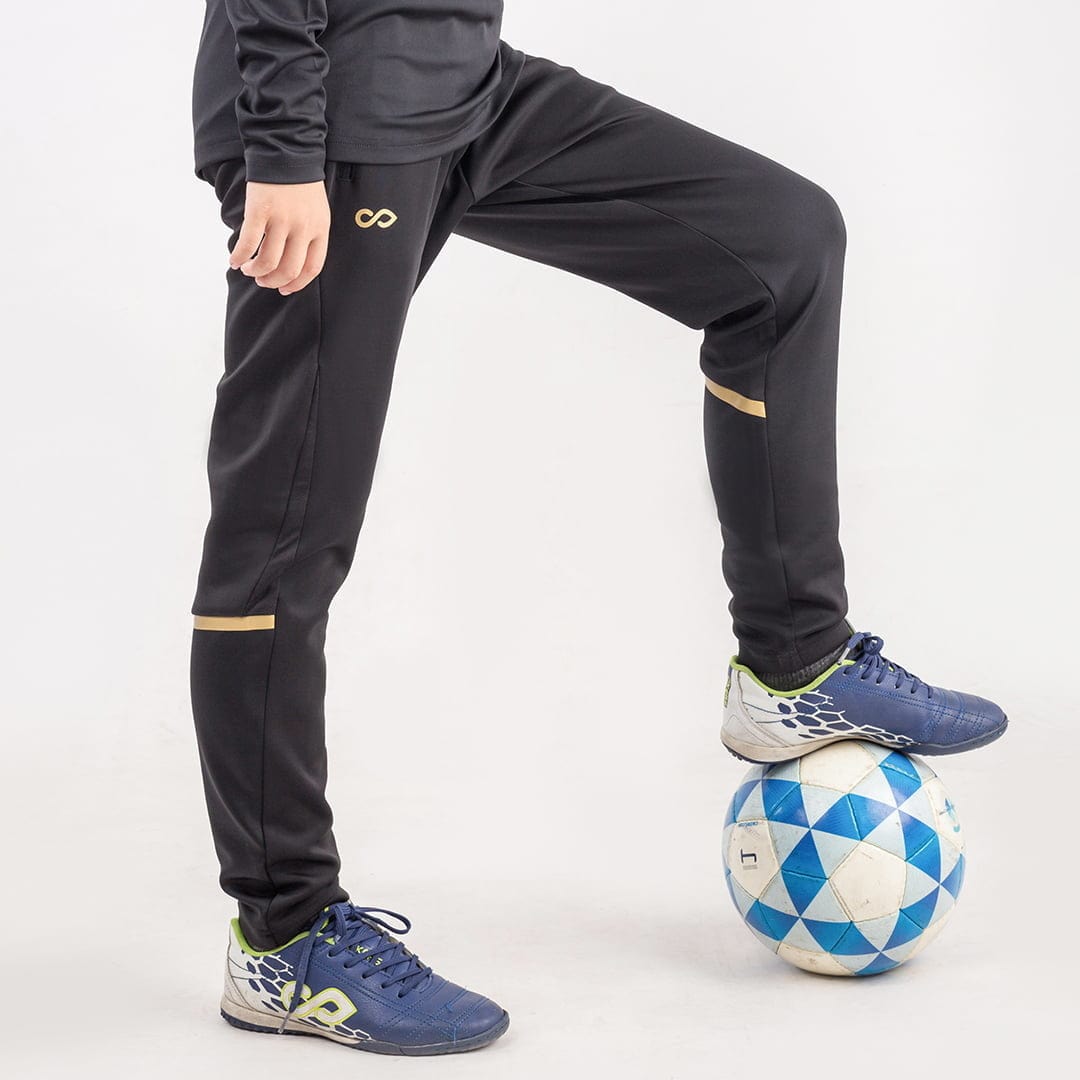 Custom Kids Sports Pants Black