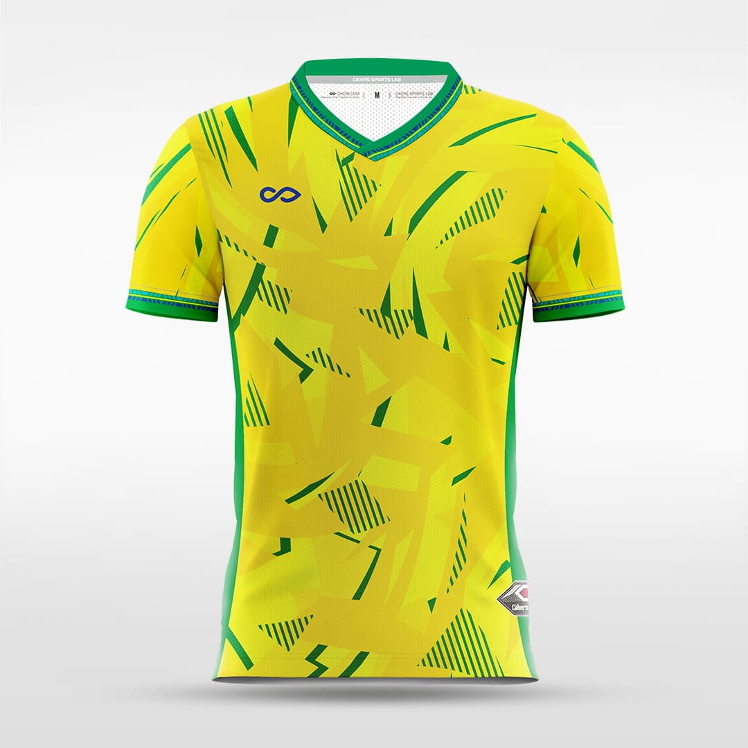 Brazil Men Soccer Jersey Customized