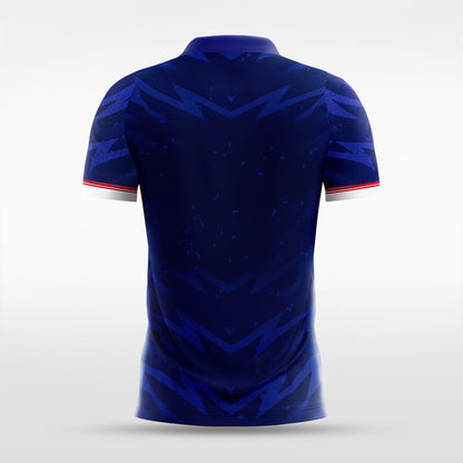 France Soccer Jerseys Sublimated Blue