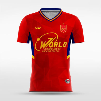 Spain Soccer Team Jerseys Red