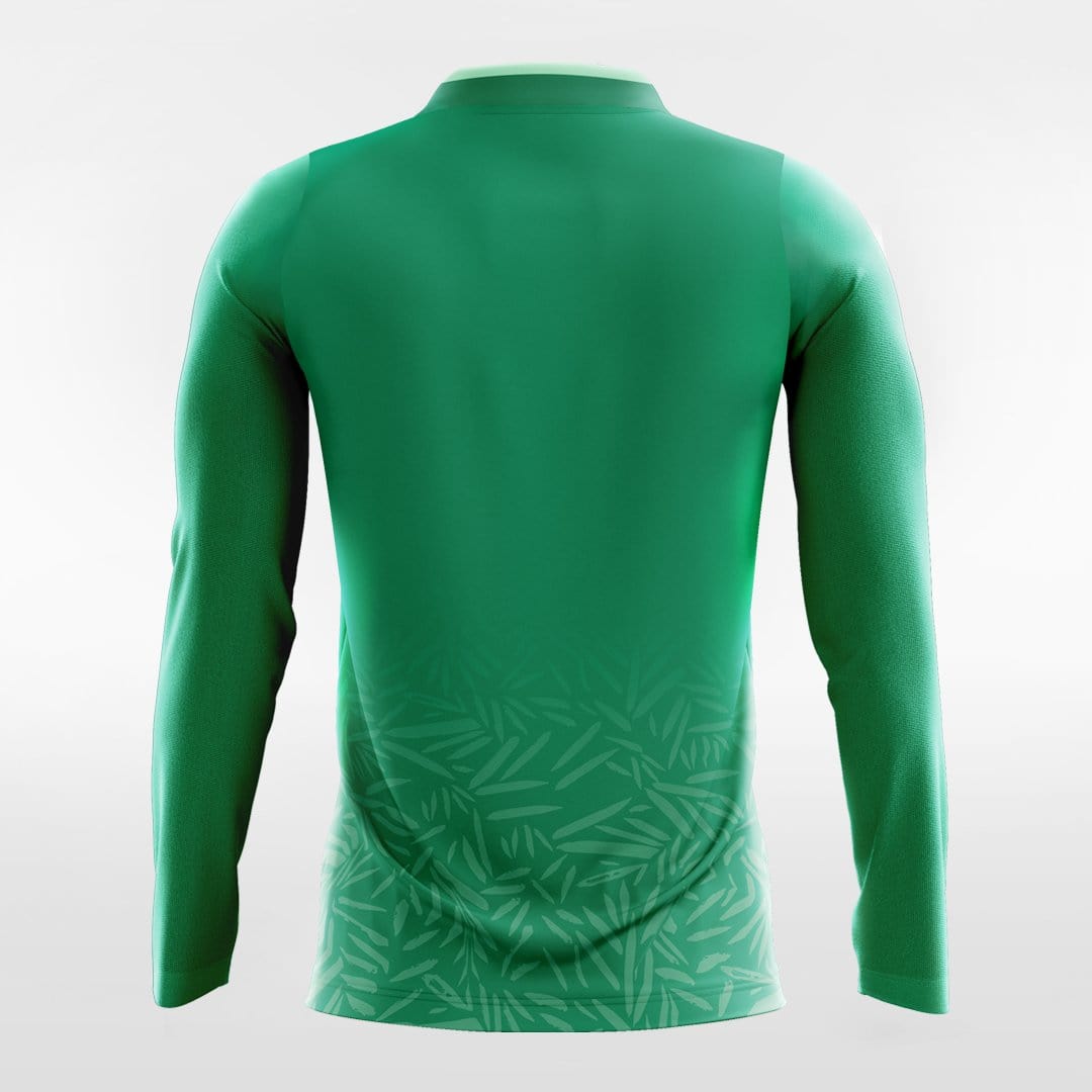 Green Long Sleeve Team Soccer Jersey