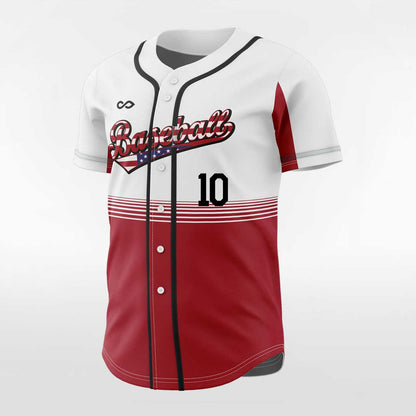 Red Sea - Customized Men's Sublimated Button Down Baseball Jersey