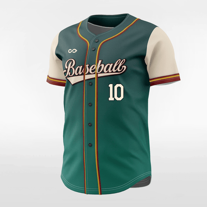 Paradise - Customized Men's Sublimated Button Down Baseball Jersey