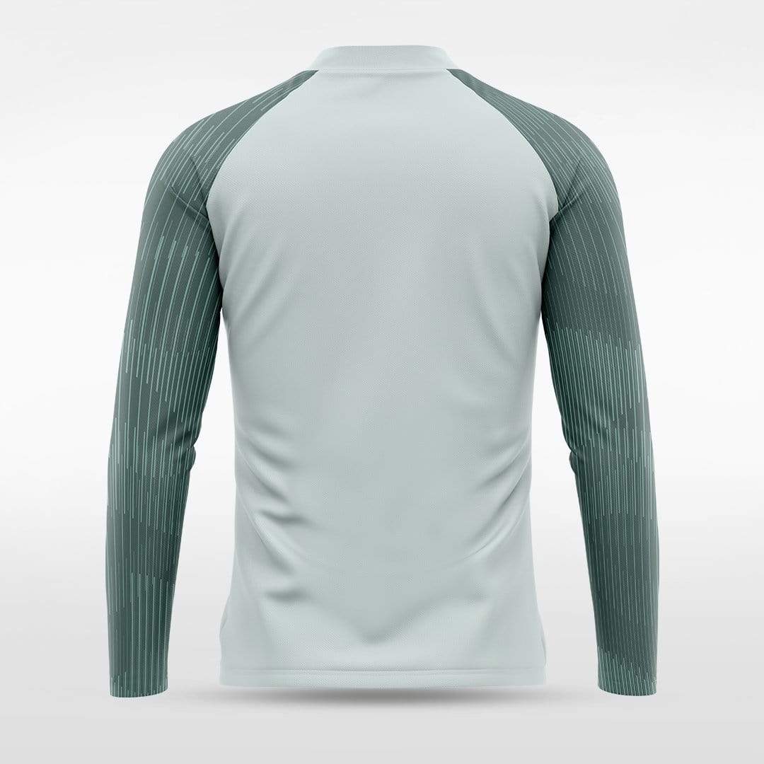 Grey Embrace Orbit Men 1/4 Zip Jersey Design