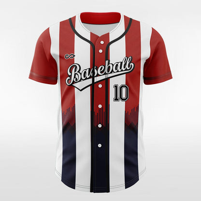 Blood City - Customized Men's Sublimated Button Down Baseball Jersey