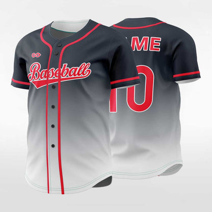 Precipitate - Customized Men's Sublimated Button Down Baseball Jersey