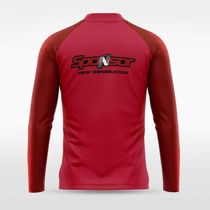 Red Embrace Radiance Custom 1/4 Zip Top