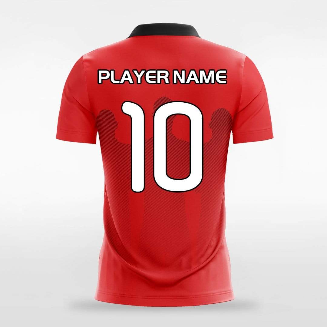 Red Custom Football Shirts