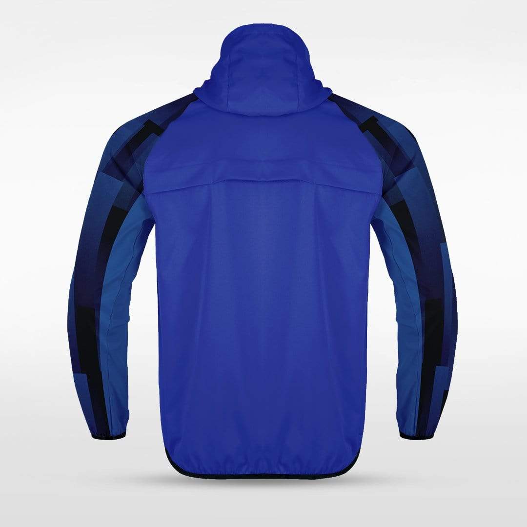 Blue Embrace Urban Forest Customized Full-Zip Jacket Design