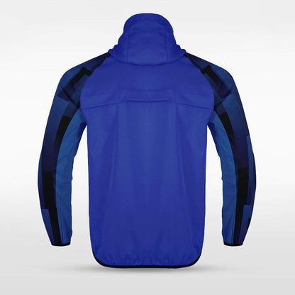 Blue Embrace Urban Forest Customized Full-Zip Jacket Design