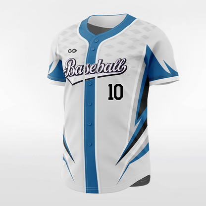 Jaws - Customized Men's Sublimated Button Down Baseball Jersey