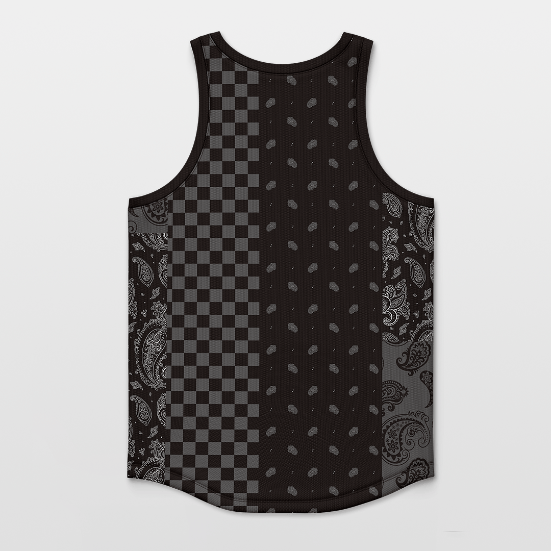 Paisley Track Jersey Top