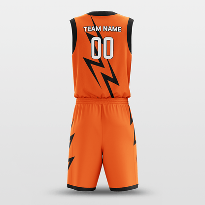 Orange Thunder Basketball Set for Team