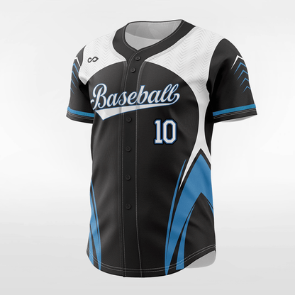 Blackfish - Customized Men's Sublimated Button Down Baseball Jersey