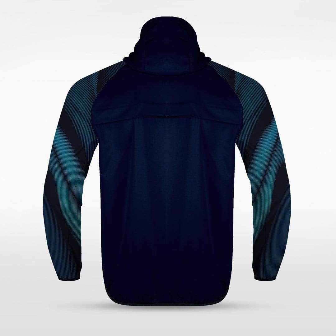 Navy Embrace Aurora Full-Zip Jacket Design