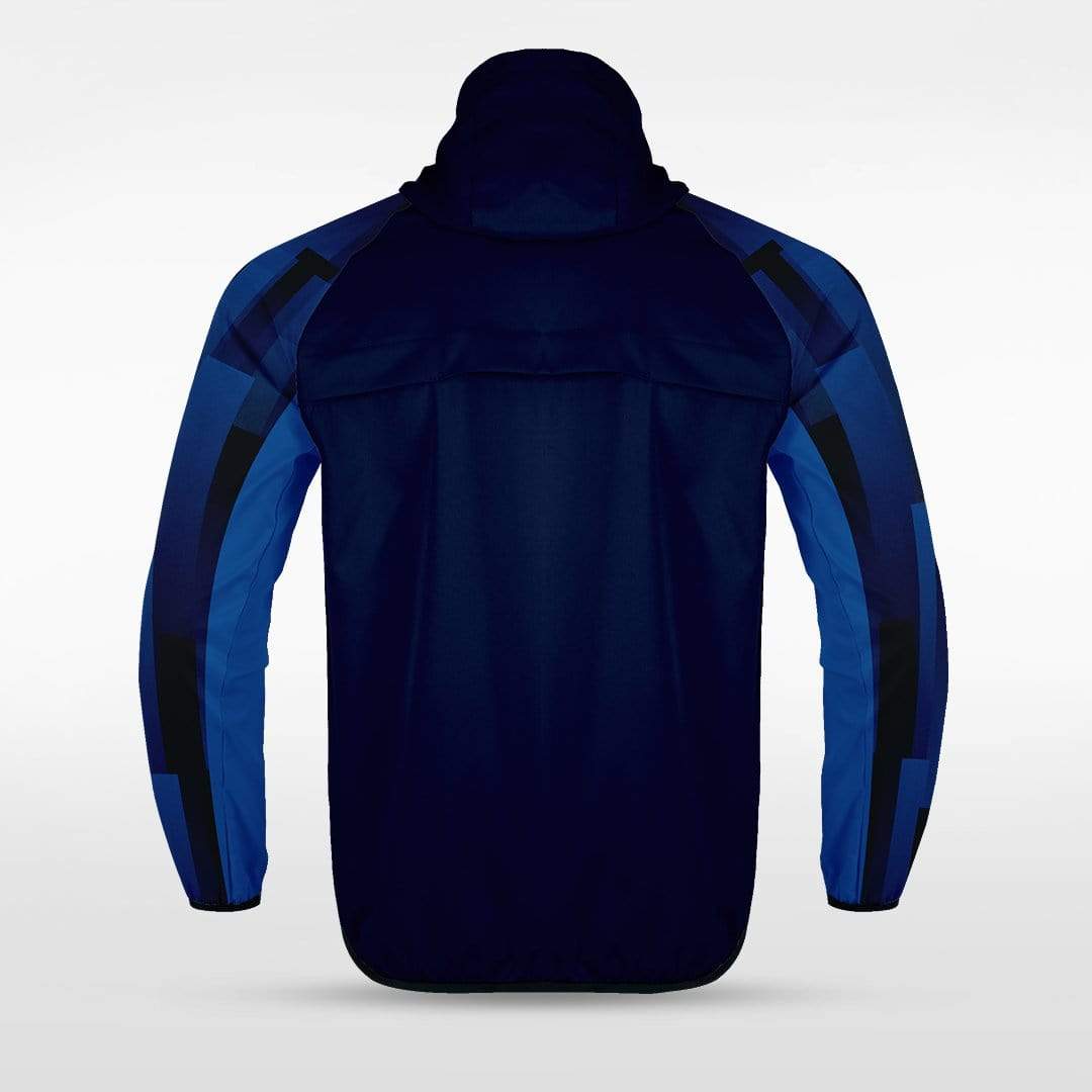 Navy Embrace Urban Forest Full-Zip Jacket Design