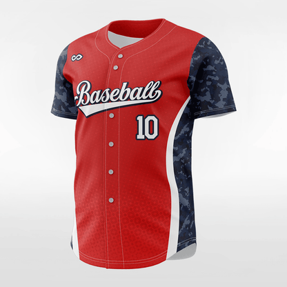 Savior - Customized Men's Sublimated Button Down Baseball Jersey