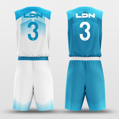 Custom Reversible  Basketball Jersey Set