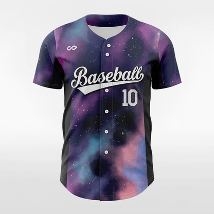 Nebula - Customized Men's Sublimated Button Down Baseball Jersey