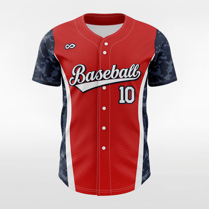 Savior - Customized Men's Sublimated Button Down Baseball Jersey