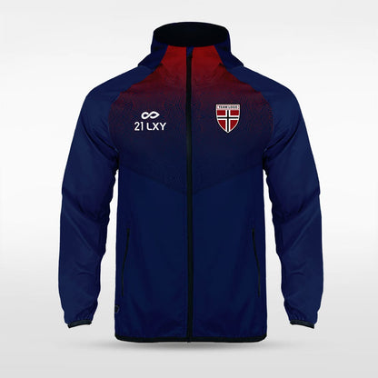 Navy Historic Maya Sublimated Full-Zip Jacket