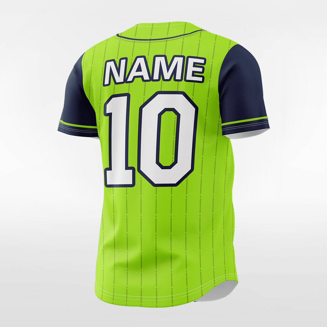 Nature - Customized Men's Sublimated Button Down Baseball Jersey