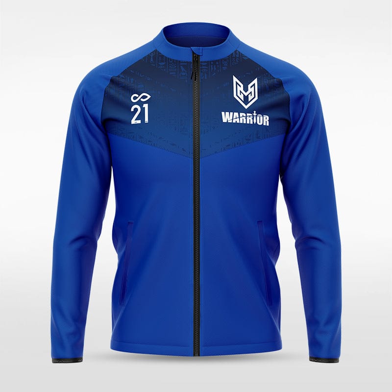 Blue Historic Egypt Full-Zip Jacket Design