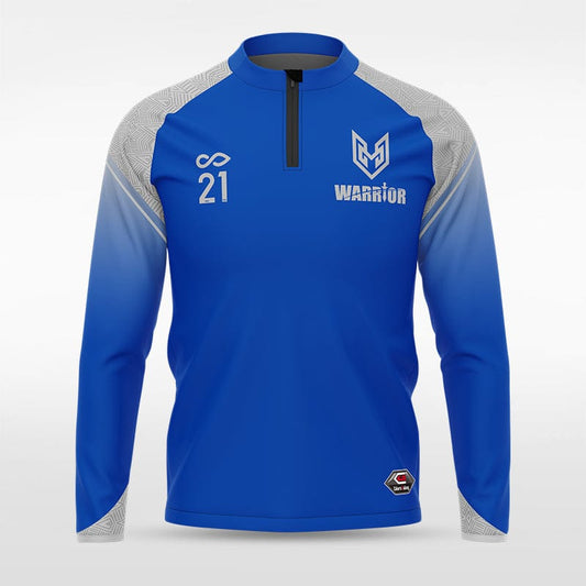 Blue Historic Maya Sublimated 1/4 Zip Top