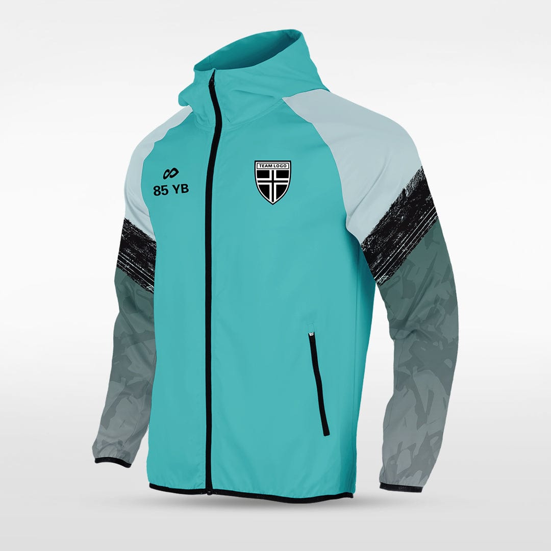 Mint Embrace Splash Sublimated Full-Zip Jacket