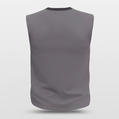 Grey Basketball Sport Shirts 