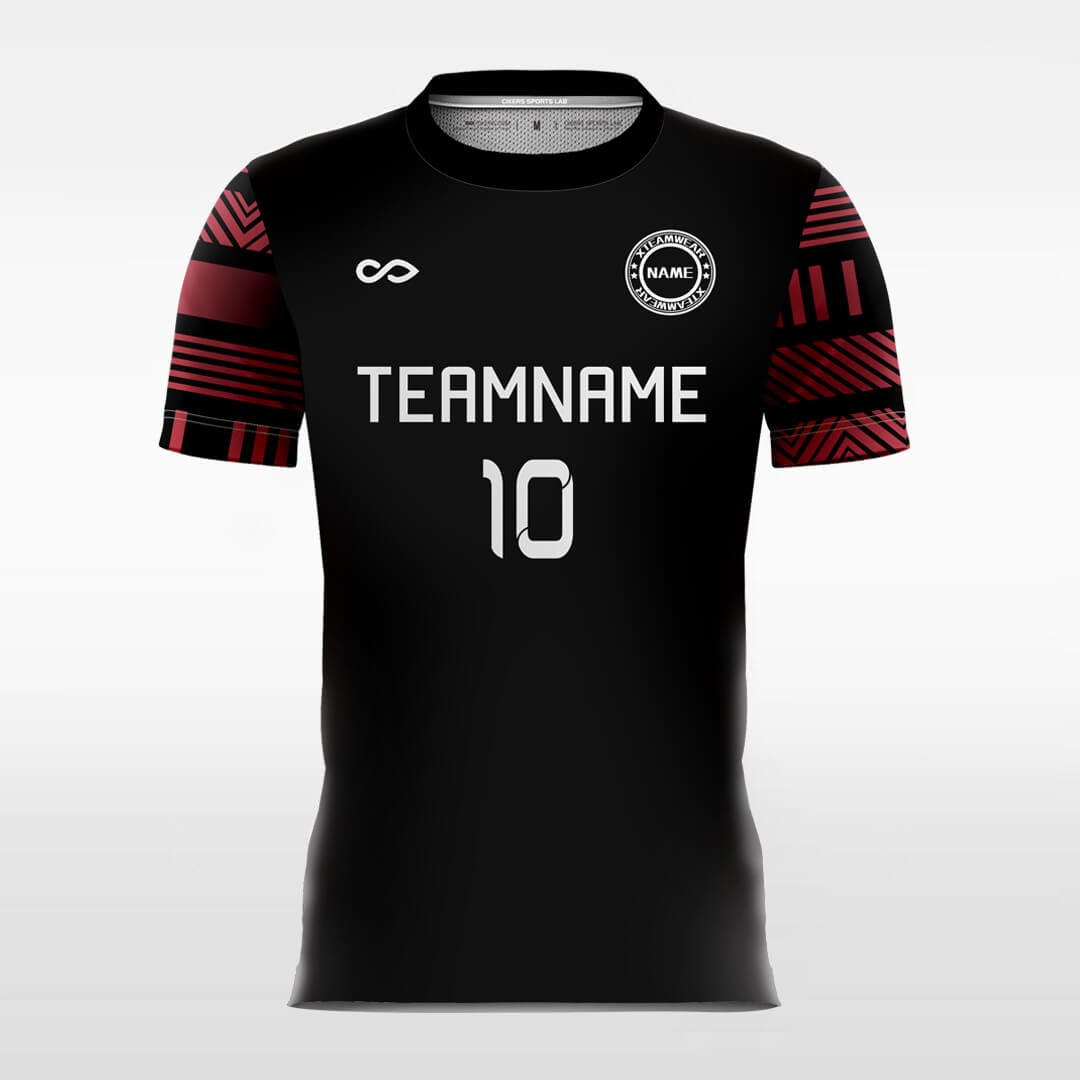 Black Soccer Jersey for Men