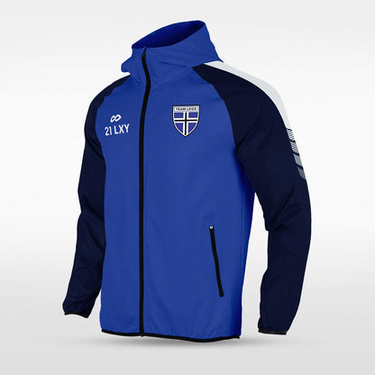 Blue Embrace Wind Sublimated Full-Zip Jacket