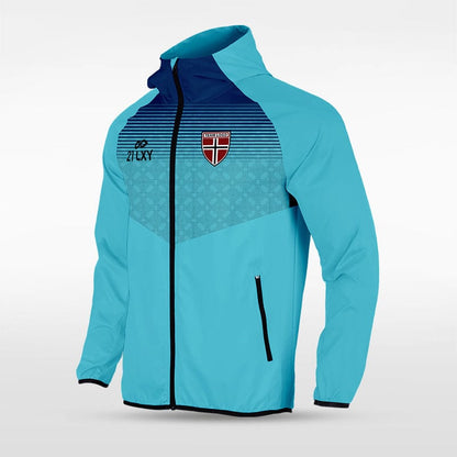 Mint Historic Greek Sublimated Full-Zip Jacket