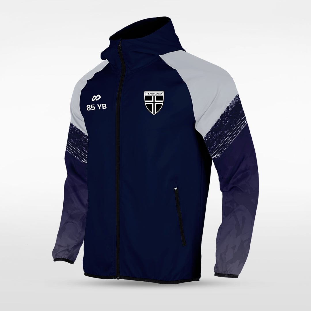 Navy Embrace Splash Full-Zip Jacket for Team