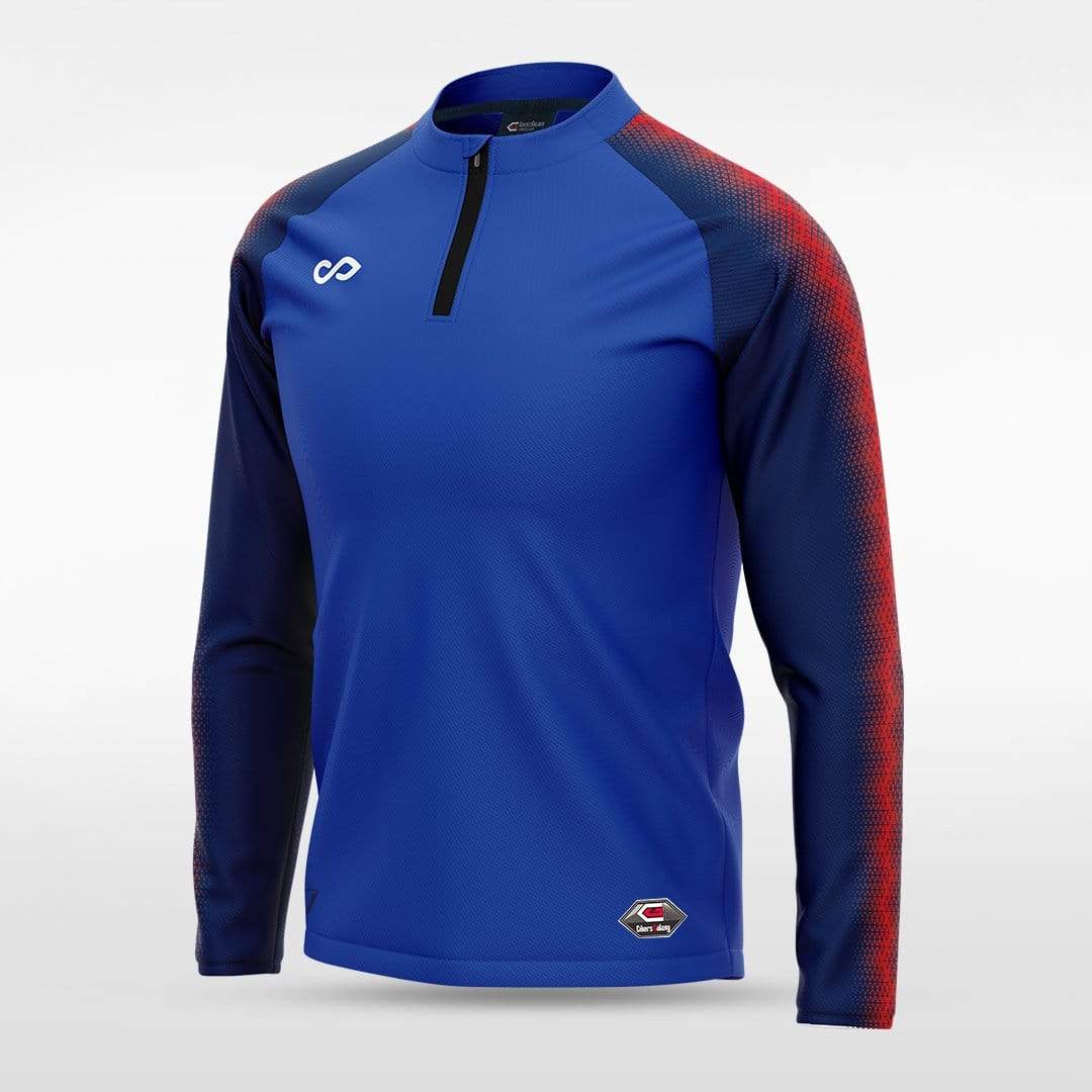 Blue Embrace Radiance Sublimated 1/4 Zip Top