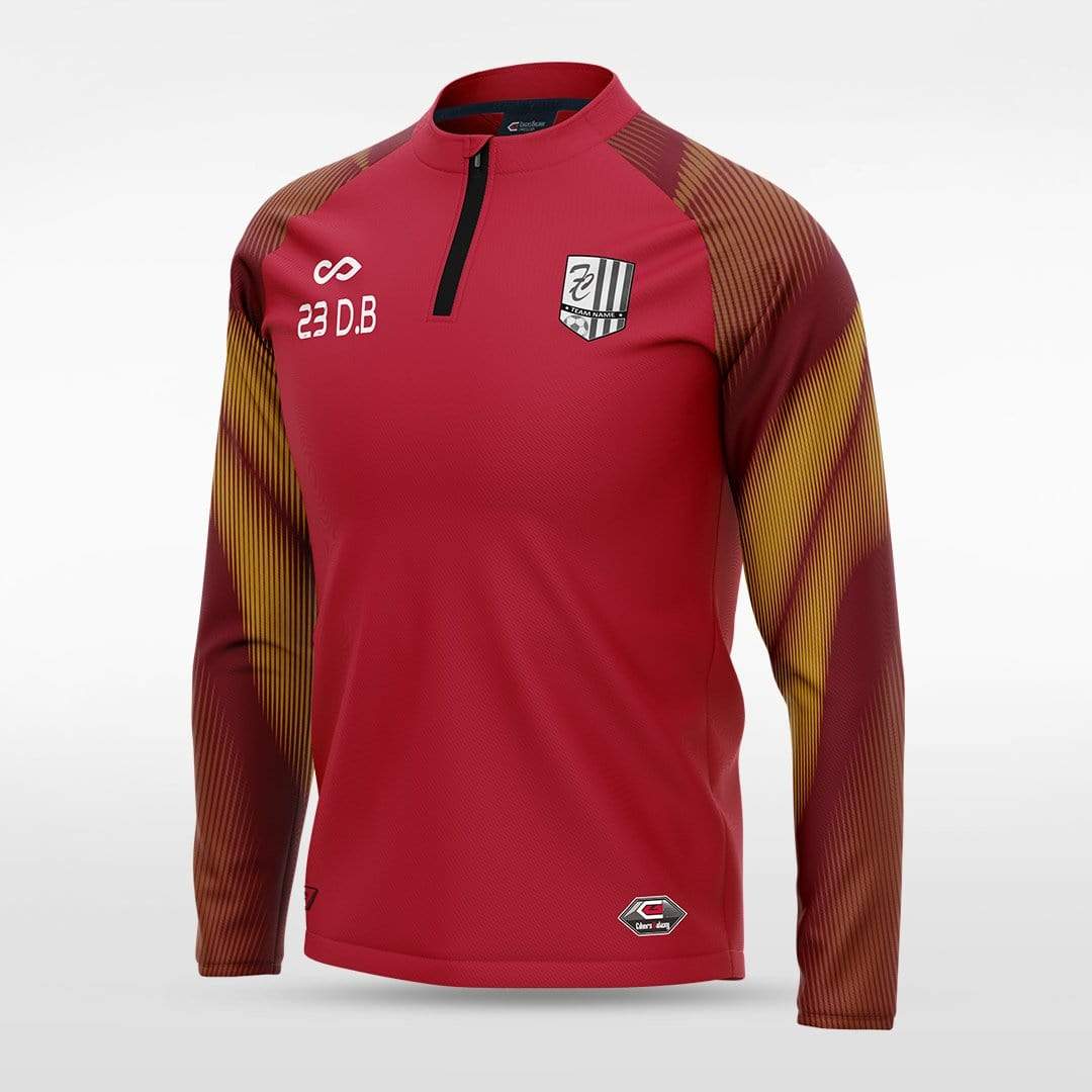 Red Embrace Aurora Custom 1/4 Zip Jersey