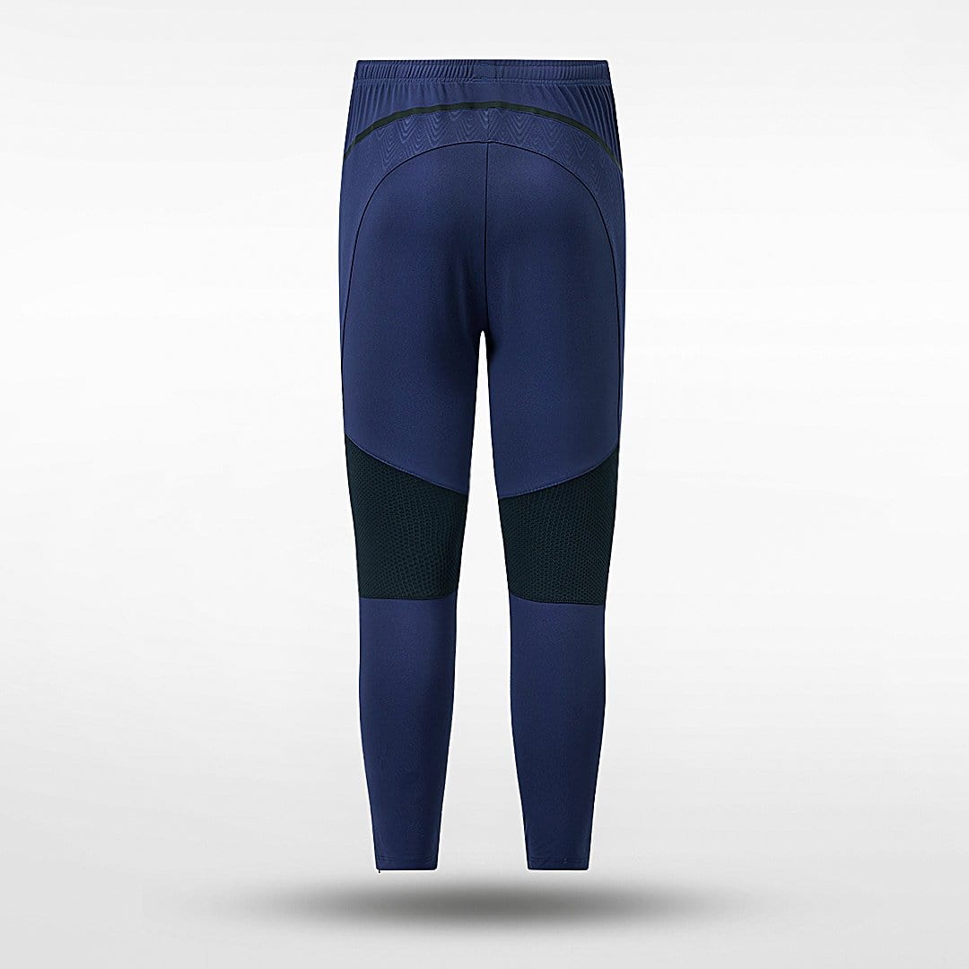 Navy Blue Custom Adult Training Pants Design