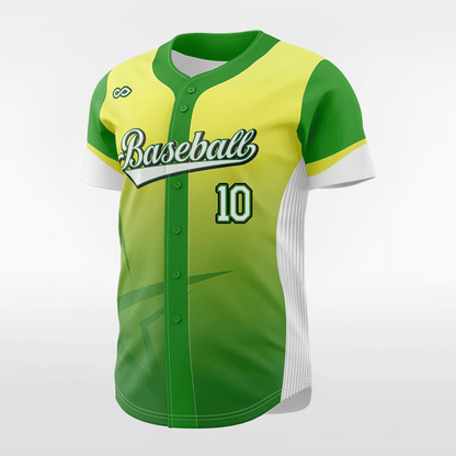 Melon - Customized Men's Sublimated Button Down Baseball Jersey