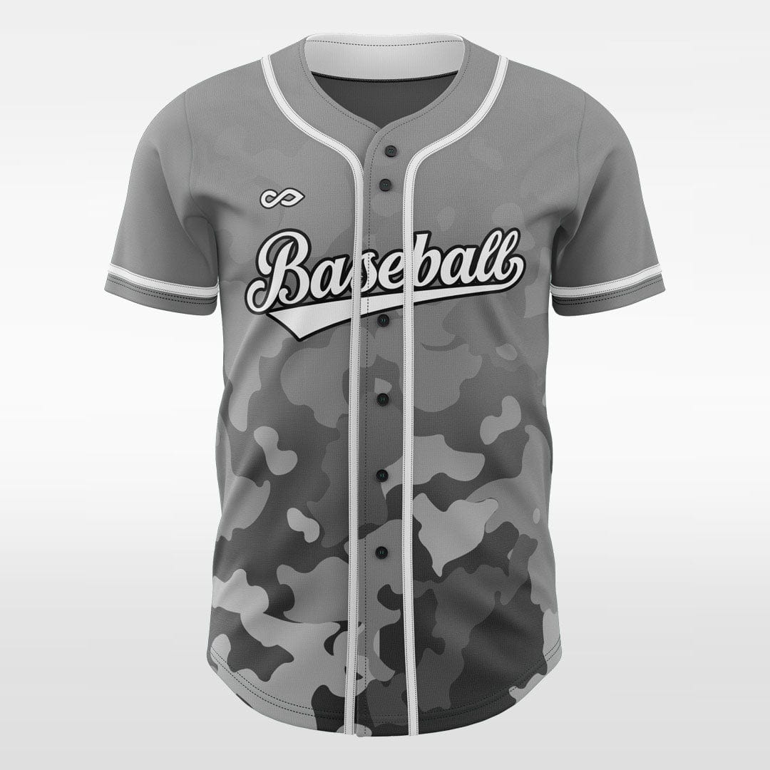 Camouflage 2 - Customized Men's Sublimated Button Down Baseball Jersey