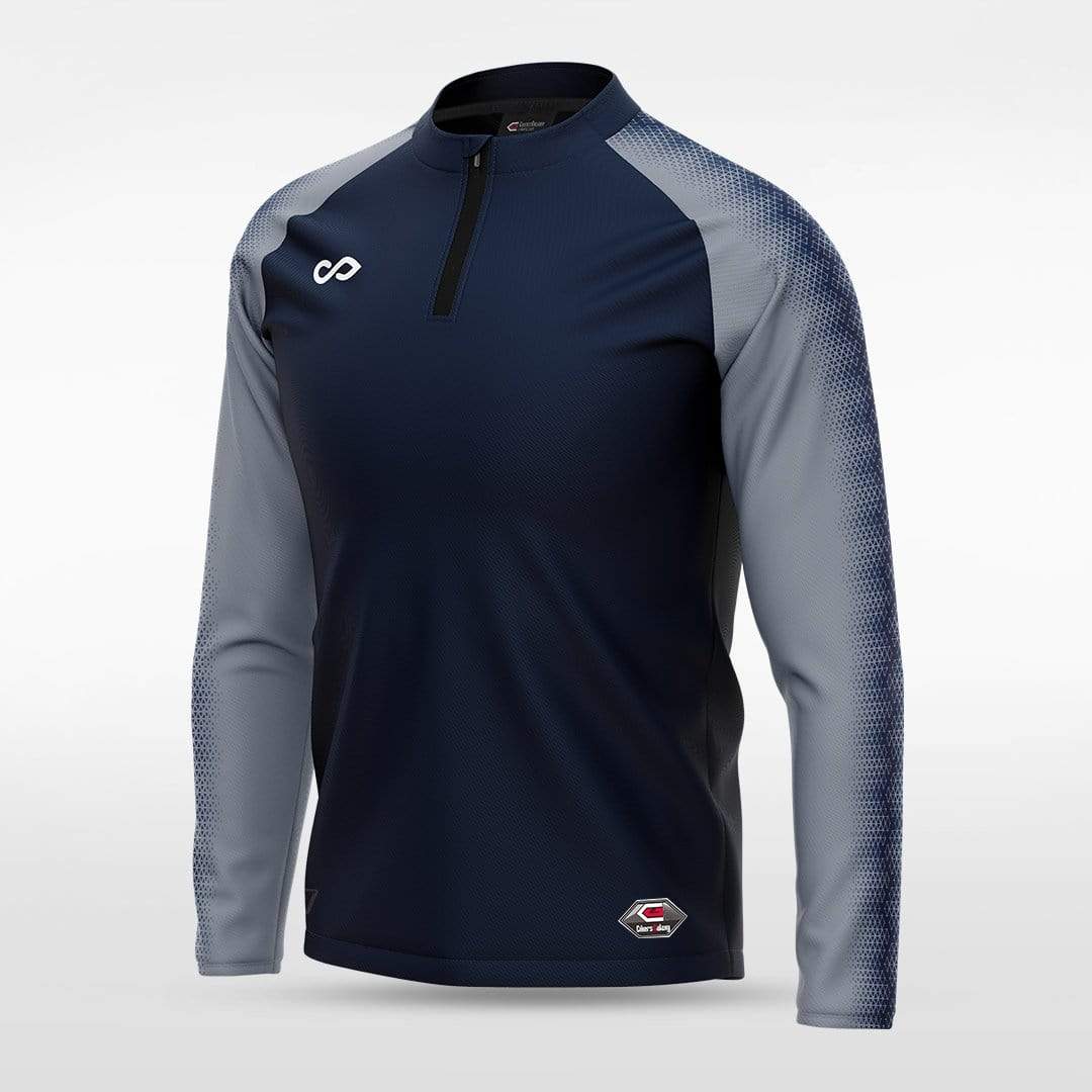 Navy Embrace Radiance Men 1/4 Zip Jersey for Team